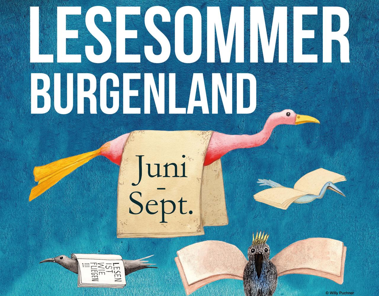 Lesesommer Burgenland - Plakat 2023