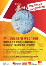 Buchstart Burgenland - Plakat 2023