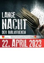 Lange Nacht der Bibliotheken 2023 - Plakat #1