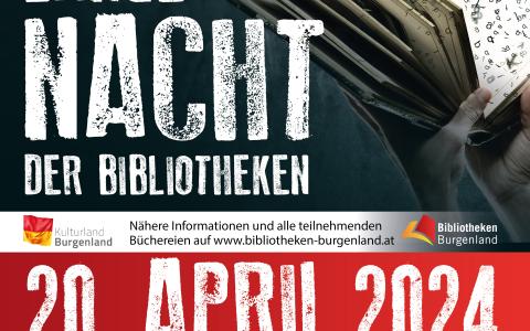 Lange Nacht der Bibliotheken 2024 Plakat